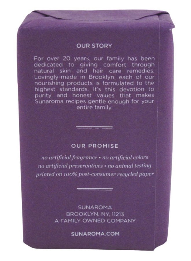 Sunaroma Soap Bar Lavender Shea + Vitamin E Oil 8 Ounce (Pack of 3) - Image 2